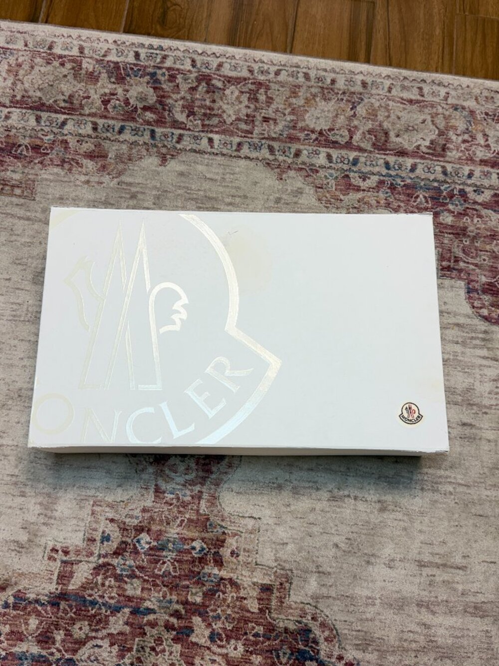 Moncler Large White Empty Gift Box In Good Shape